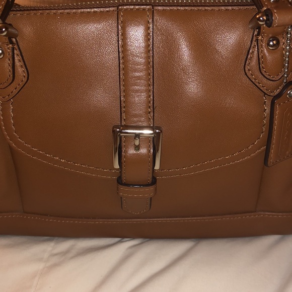 Coach Cognac Soft Leather Crossbody - Picture 16 of 16